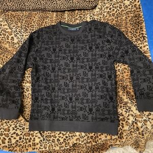 Psycho Bunny All-over Print Crewneck!